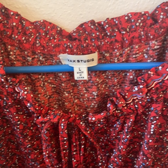 Max studio red dress. - Picture 3 of 4